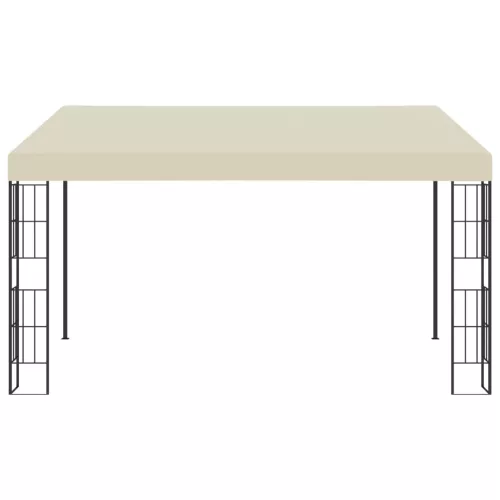  krémszínű falra szerelhető szövetpavilon 3 x 4 m