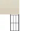  krémszínű falra szerelhető szövetpavilon 3 x 4 m