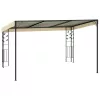  krémszínű falra szerelhető pavilon 4 x 3 x 2,5 m