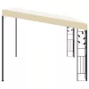  krémszínű falra szerelhető pavilon 4 x 3 x 2,5 m