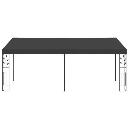  antracitszürke falra szerelhető pavilon 6 x 3 x 2,5 m 
