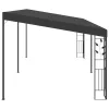  antracitszürke falra szerelhető pavilon 6 x 3 x 2,5 m 