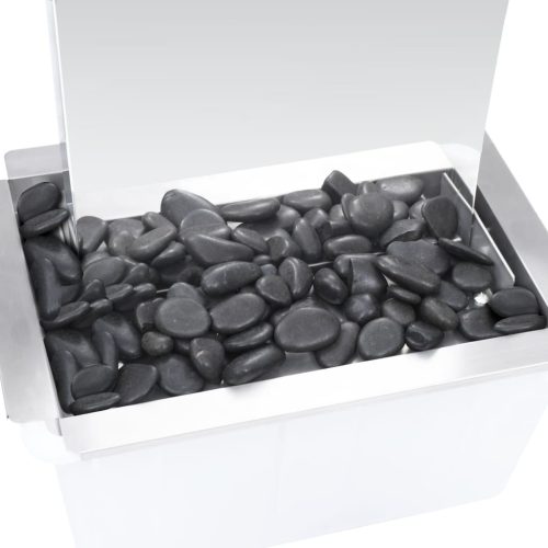  kerti ívelt rozsdamentes acél szökőkút szivattyúval 130 cm