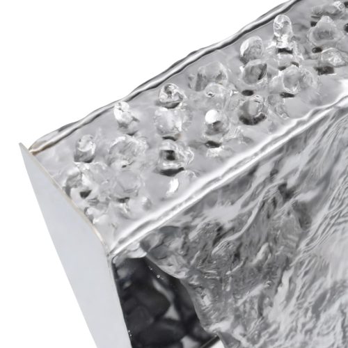  kerti ívelt rozsdamentes acél szökőkút szivattyúval 130 cm