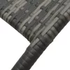  szürke összecsukható polyrattan napozóágy