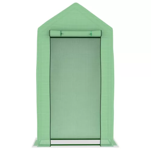  0,5 m²-es acélvázas melegház 1 x 0,5 x 1,9 m