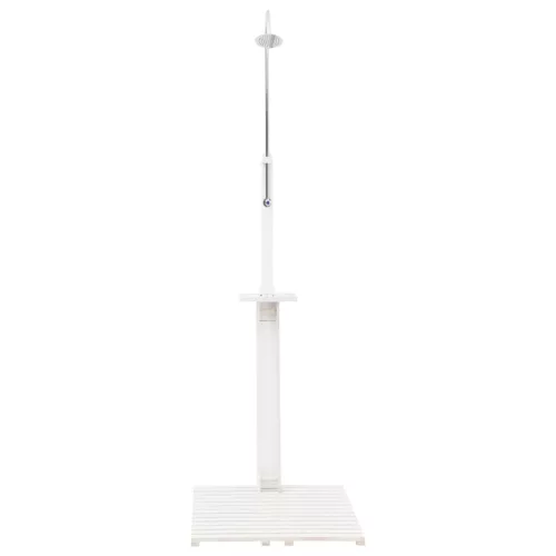  fehér fa kerti zuhanyzó 