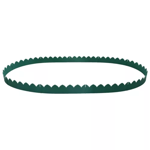  10 db zöld polipropilén gyepszegély 65 x 15 cm