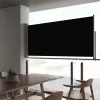  fekete kihúzható oldalsó terasz napellenző 60 x 300 cm