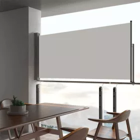    krémszínű kihúzható oldalsó terasz napellenző 60 x 300 cm