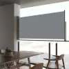  szürke kihúzható oldalsó terasz napellenző 60 x 300 cm