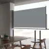  szürke kihúzható oldalsó terasz napellenző 80 x 300 cm