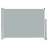  szürke kihúzható oldalsó terasz napellenző 80 x 300 cm