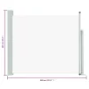  krémszínű kihúzható oldalsó teraszi napellenző 100 x 300 cm