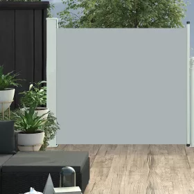    szürke kihúzható oldalsó teraszi napellenző 100 x 300 cm
