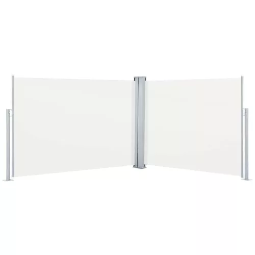  krémszínű behúzható oldalsó napellenző 100 x 1000 cm