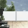  krémszínű behúzható oldalsó napellenző 100 x 1000 cm