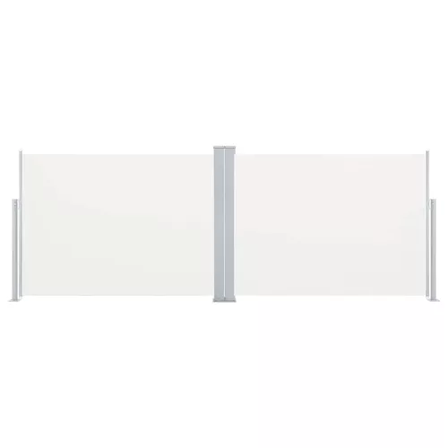  krémszínű behúzható oldalsó napellenző 100 x 1000 cm