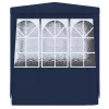  kék rendezvénysátor oldalfalakkal 2 x 2 m 90 g/m²