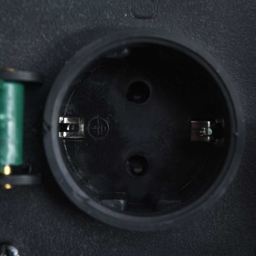  szürke poligyanta vízálló kerti 4 foglalatos aljzat