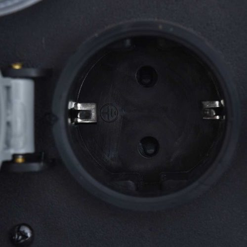  szürke poligyanta kerti 2 foglalatos aljzat időzítővel