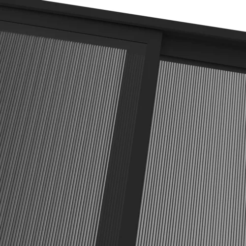  antracitszürke alumínium és acél pavilon tetővel 4 x 3 x 2,5 m