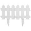  25 db fehér PP gyepszegély 10 m