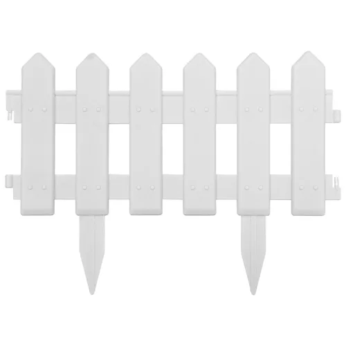  25 db fehér PP gyepszegély 10 m