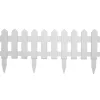  25 db fehér PP gyepszegély 10 m