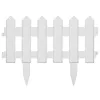 25 db fehér PP gyepszegély 10 m
