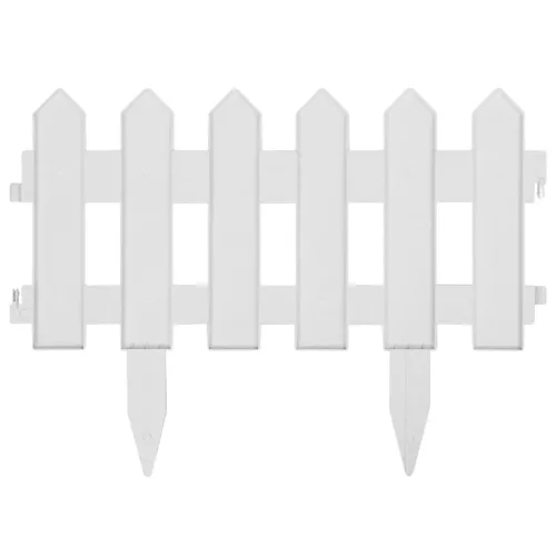  25 db fehér PP gyepszegély 10 m
