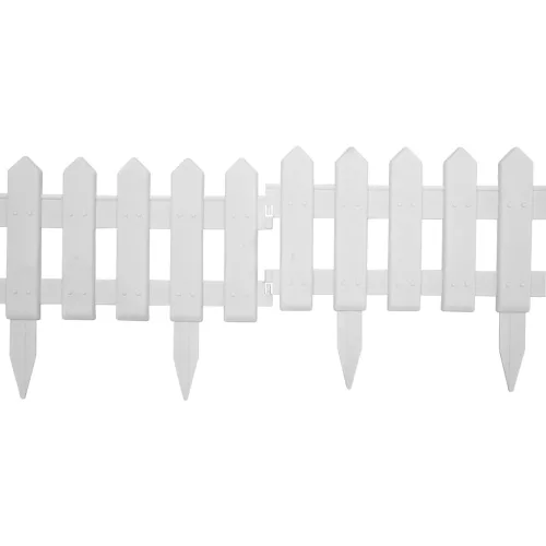  25 db fehér PP gyepszegély 10 m