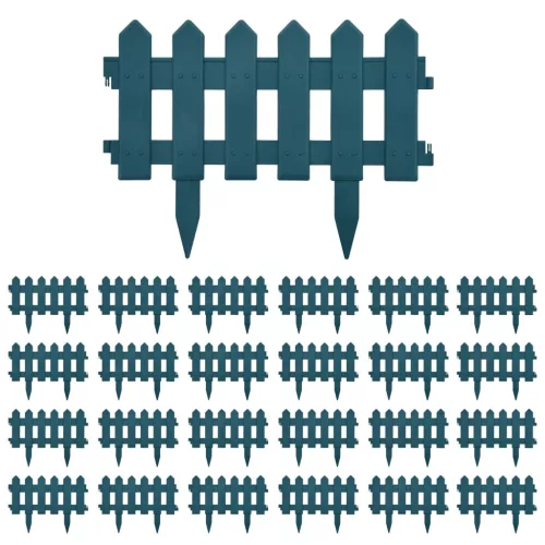  25 db zöld PP gyepszegély 10 m