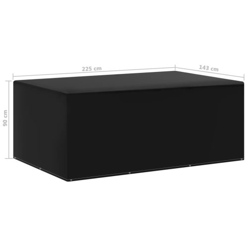  kerti bútor huzat 7 fűzőlyukkal 143 x 225 x 90 cm