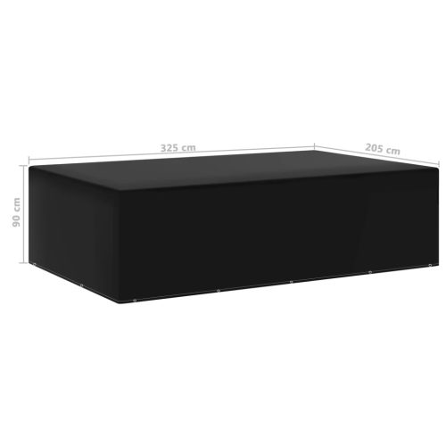  kerti bútor huzat 12 fűzőlyukkal 205 x 325 x 90 cm