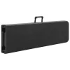  2 db fekete összecsukható HDPE kerti pad 180 cm