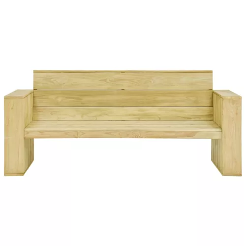  impregnált fenyőfa kerti pad 179 cm