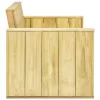  impregnált fenyőfa kerti pad 179 cm