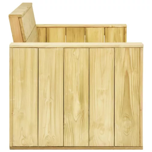  impregnált fenyőfa kerti pad 179 cm