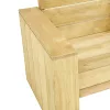  impregnált fenyőfa kerti sarokpad 239 cm