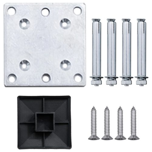  barna WPC kerítéspanel 95 x (105-180) cm