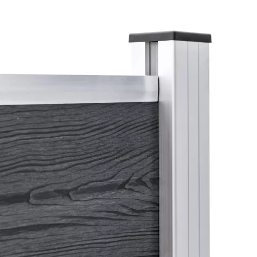  2 db alumínium kerítésoszlop 185 cm