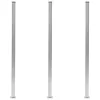  3 db alumínium kerítésoszlop 185 cm