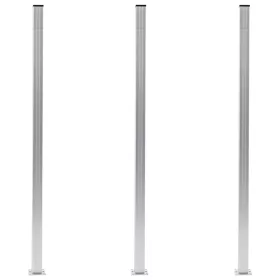  3 db alumínium kerítésoszlop 185 cm