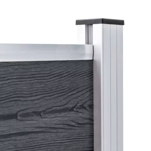  3 db alumínium kerítésoszlop 185 cm