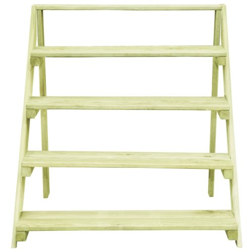  impregnált fenyőfa virágtartó állvány 80 x 80 x 80 cm