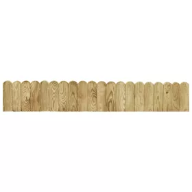  zöld impregnált fenyőfa bordűrtekercs 120 cm