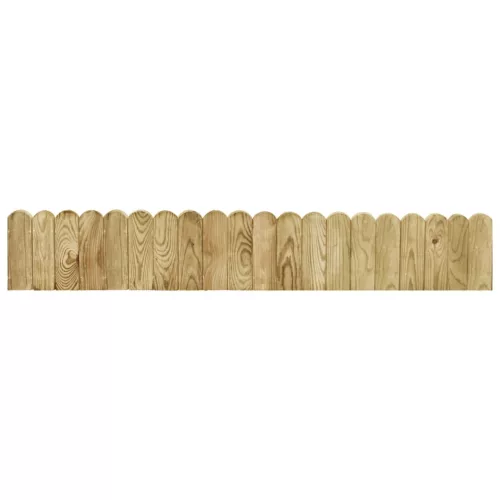  zöld impregnált fenyőfa bordűrtekercs 120 cm