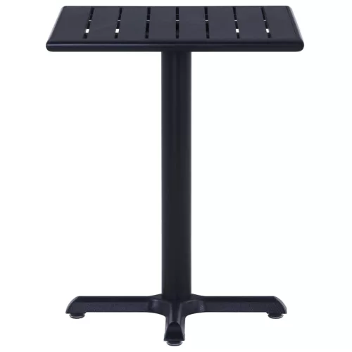 vidaXl fekete kerti asztal 60 x 60 x 75 cm