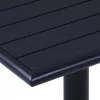  fekete kerti asztal 80 x 80 x 75 cm